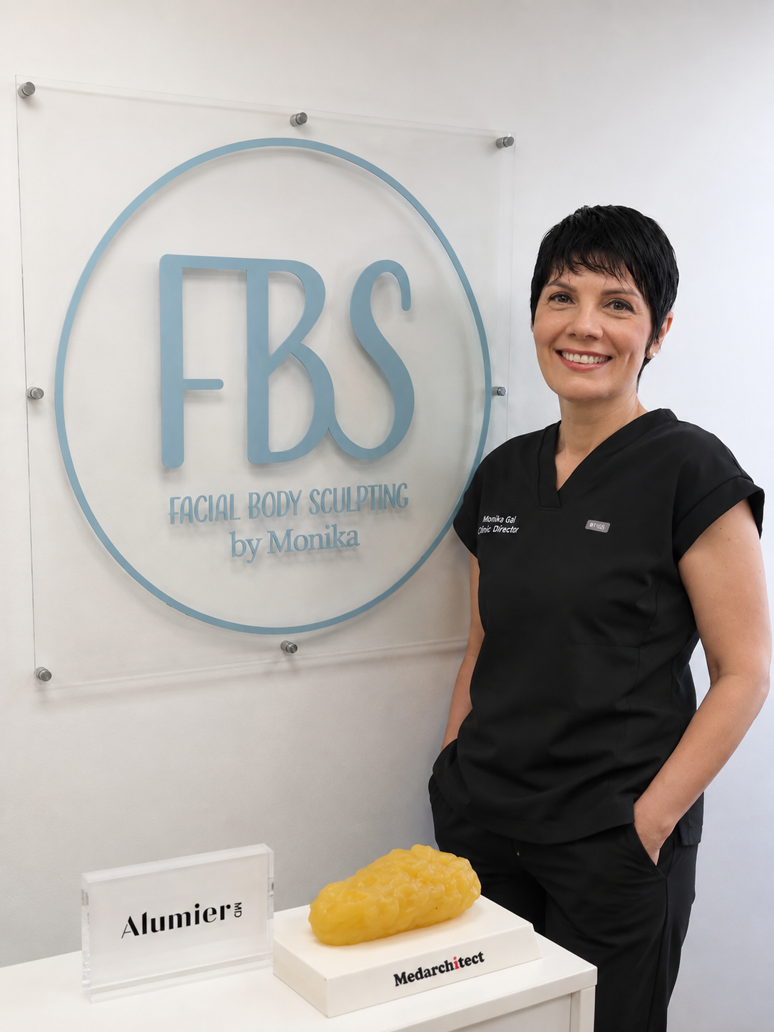 Monika Gal - owner of facial and Body sculpting